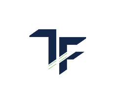 Iconographic T and F representing Travis Fulton golf