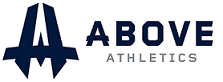 Above Athletics logo; stylized A