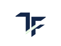 Iconographic T and F representing Travis Fulton golf